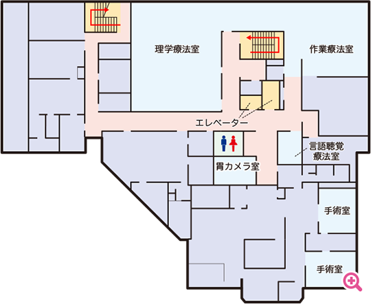 だいいち病院2Fマップ